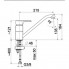 Смеситель ARMATURA SELEN (4413-914-00) для кухни, повор.изл. 215мм, G1/2