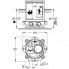 Монтажный набор GROHE (арт.45984001) для напольного смесителя для ванны1/2"