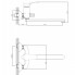 Смеситель ZOLLEN MAINZ (арт. MA62410541-1) для ванны нижний изл.350 мм,карт.35мм