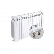 Радиатор биметаллический RIFAR Monolit MVL 500- 14 секции (подключение нижнее левое)