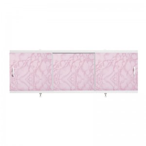 Экран для ванн 1,5 м "Оптима" пластик розовый закат (31)