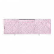 Экран для ванн 1,7 м "Оптима" пластик розовый закат (31)
