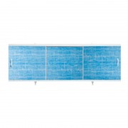 Экран для ванн 1,7 м "Оптима" пластик голубая волна (32)