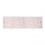 Экран для ванн 1,7 м "Премьер" алюминий розовый мрамор (27)