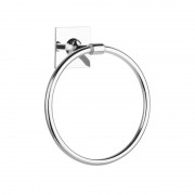 Полотенцедержатель Kleber Expert (KLE-EX011) кольцо, клейка лента, хром