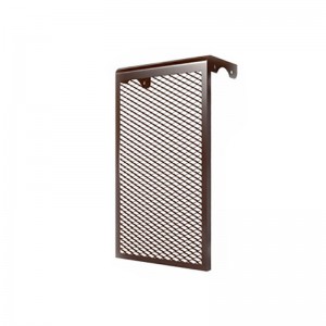 Экран для чугунного радиатора коричневый (3 сек)