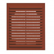 Решетка вентиляционная вытяжная 110*220 коричневая серия В