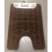 Коврик для туалета "Zalel" 50х80см (ворс) коричневый