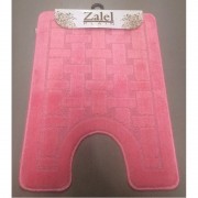 Коврик для туалета "Zalel" 50х80см (ворс) розовый