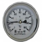 Термометр биметаллический ТБП63/50/Т-(0-160)С 2019г