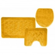 Набор ковриков (3предмета) "Zalel" 55х85см (ворс) желтый